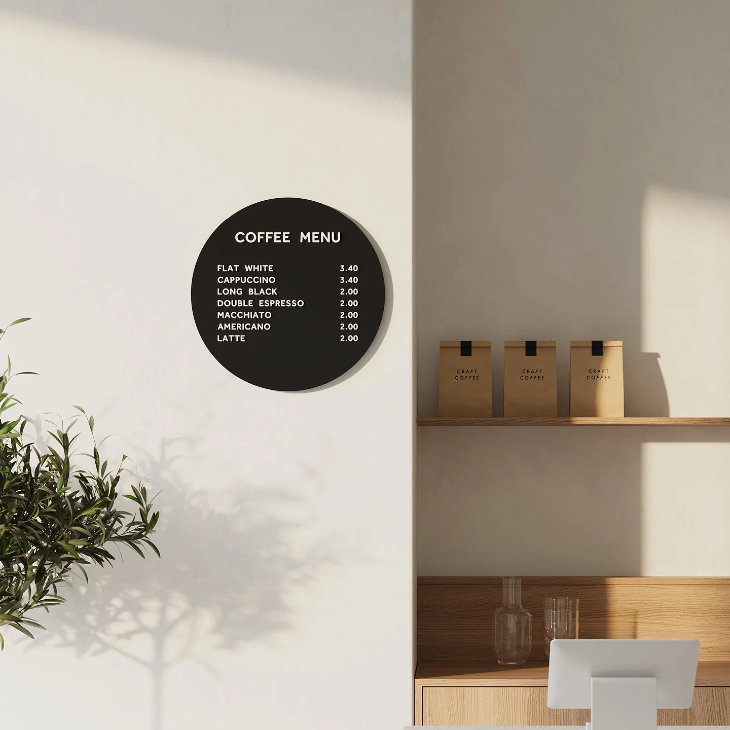 Letter Menu Board Displays